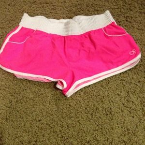 Hot pink shorts
