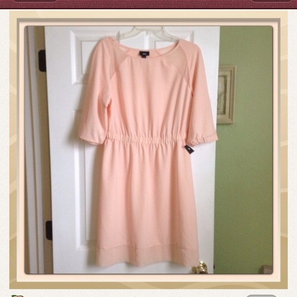 💢SOLD💢 🍑cute spring color 3/4 slevees dress👌 - Picture 3 of 4