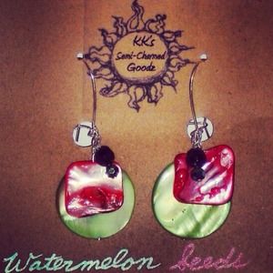 WatermelonSeeds EARRINGS