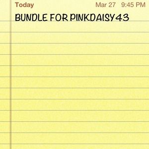 Bundle for pinkdaisy43!