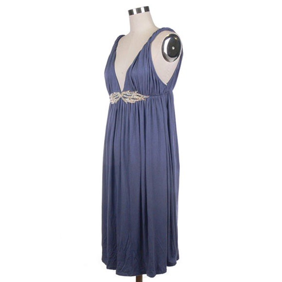 Twist strap with wing jewelry dress - Picture 2 of 4