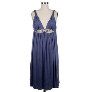 Twist strap with wing jewelry dress