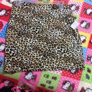 Cheetah skirt
