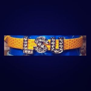 Yellow LSU bracelet