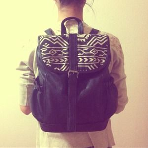 Tribal Print Backpack