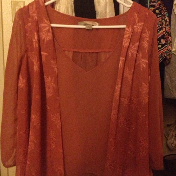 Peach Forever 21 shirt