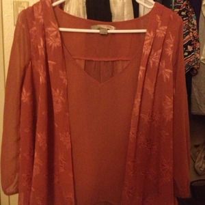 Peach Forever 21 shirt