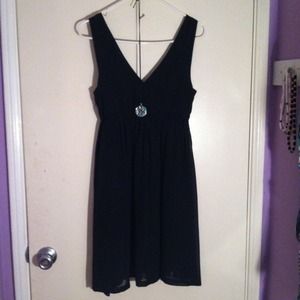 American eagle outfitters simple black dress