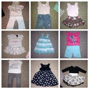 Bundles of girls outfits