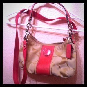 Tan & Pink Authentic Coach