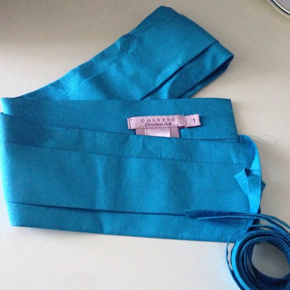 REDUCED!!! Calypso Kimono Silk belt NWOT - Picture 2 of 4