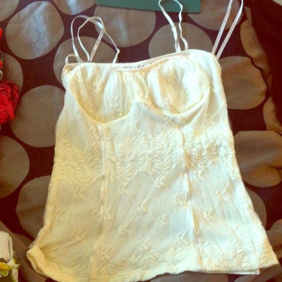 Corset style tank top