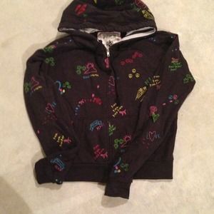 Victoria's Secret Pink artsy hoodie