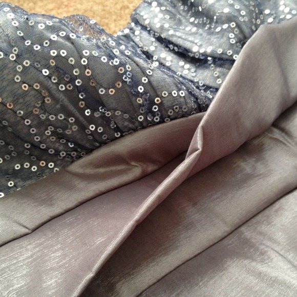 Silver dress NWT - Picture 2 of 4