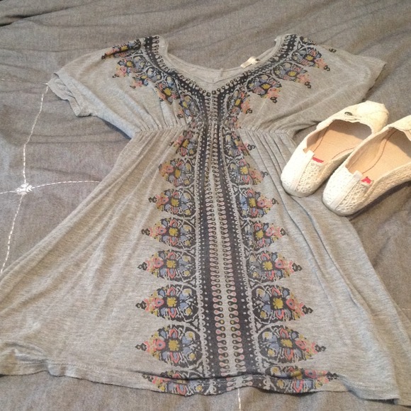 🎀Gray dress/long top