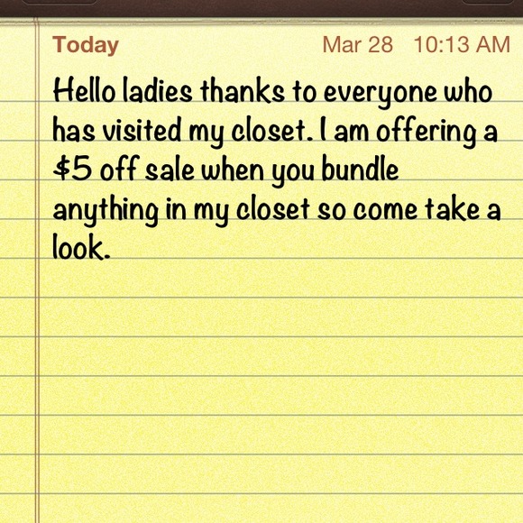 Sale when you bundle