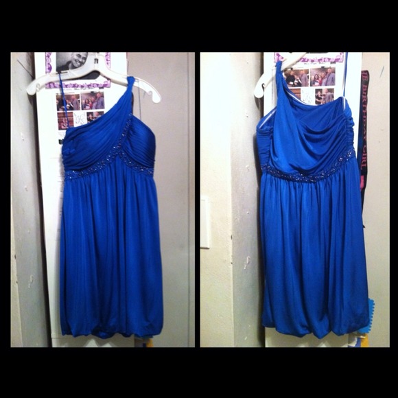 Royal blue formal dress