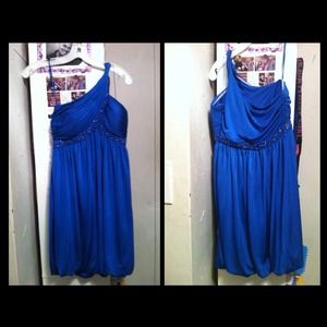 Royal blue formal dress