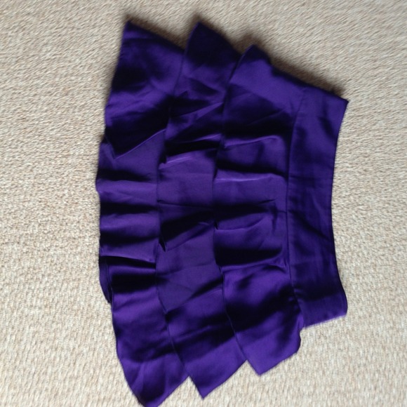 Armani Exchange tiered mini skirt