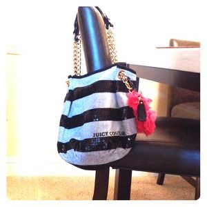 Authentic Juicy Couture Handbag w/side money pouch