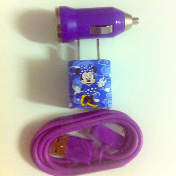 Minnie Mouse iphone charger set