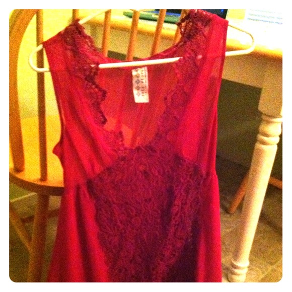 Fuschia free people dress SOLD
