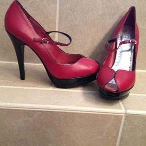 BCBG platform heels