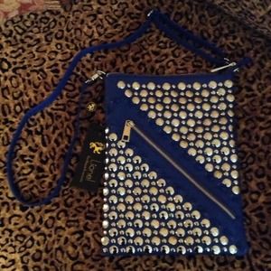 Beautiful royal blue Lionel handbag