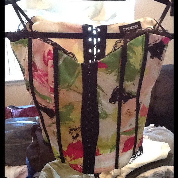 Bebe corset shirt