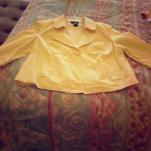 Yellow spring blazer!!☀🌸