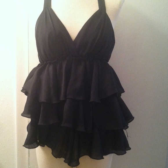 Tops - Layered Halter Top