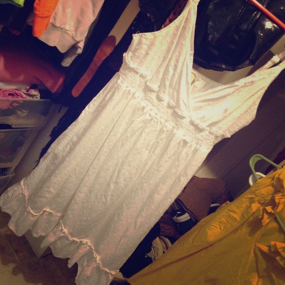Gorgeous white beach cover up
