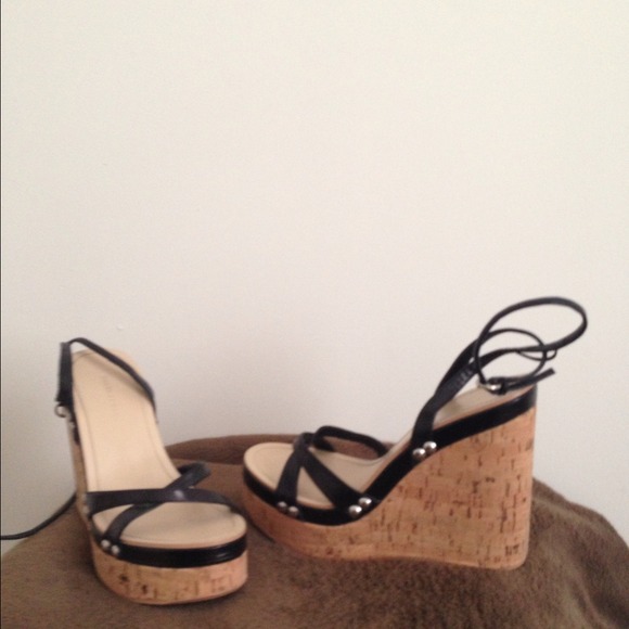 Cork Wedge Platform Strappy Sandals! ☺