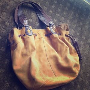 Brown Vintage Lucky Brand Bag