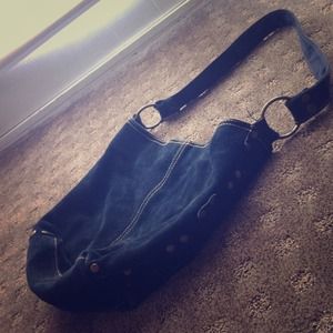 Black Hobo Style Lucky Brand Bag