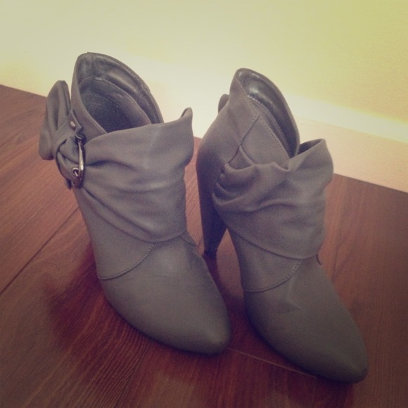 Grey Ankle Booties