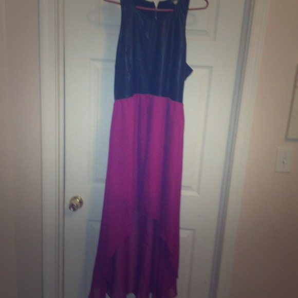 High low plus size dress