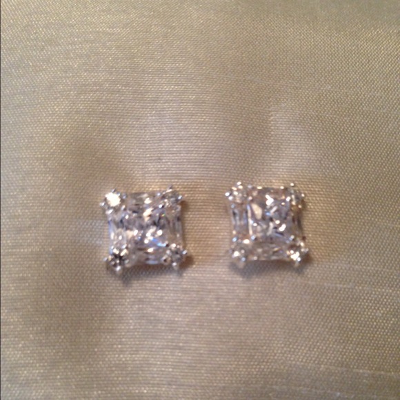 Silver CZ Earrings