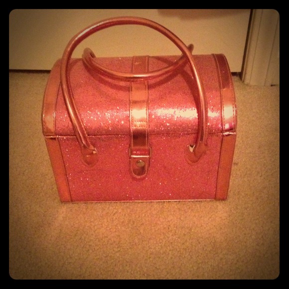 Pink makeup case