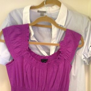 James Perse cotton shirt and Theory top