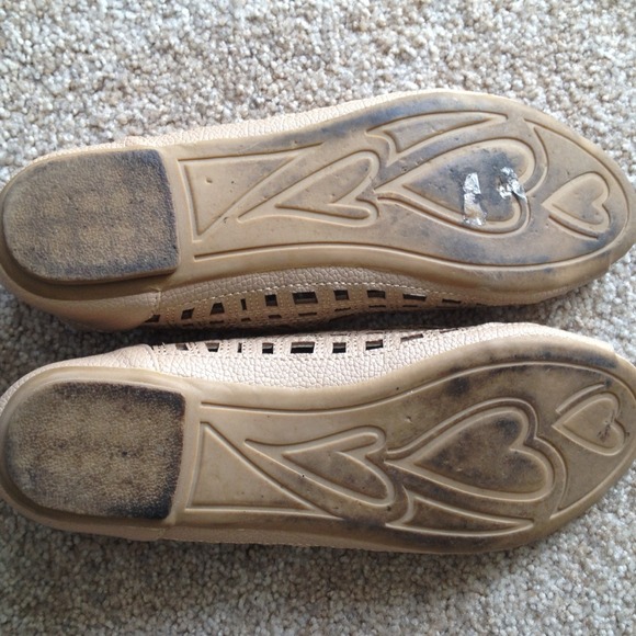 👡Nude Peep Toe Sandals/Flats👡 - Picture 4 of 4