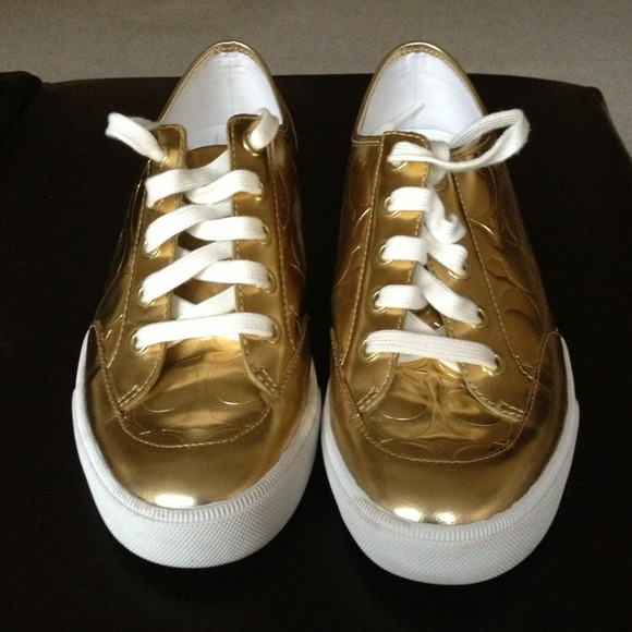 Gold Coach Sneakers