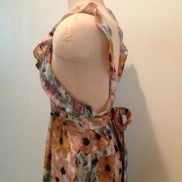 *SOLD* Theory Silk Dress - Picture 4 of 4