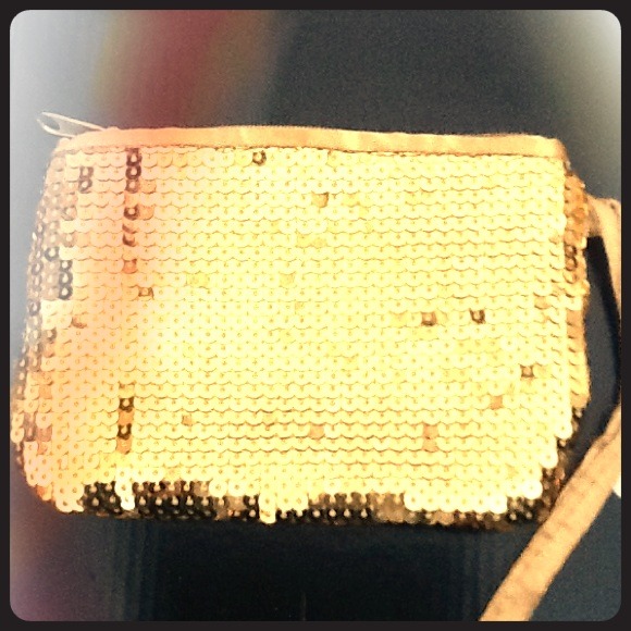 Cute gold wristlet
