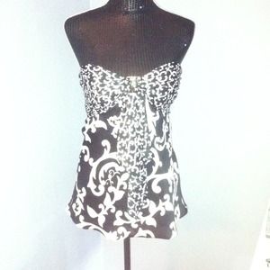 Strapless White House Black Market dressy top