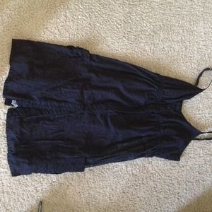 Fox dress black print on side