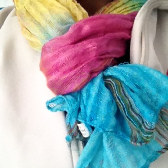 Rainbow scarf