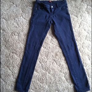 Navy blue forever 21 skinny jeans