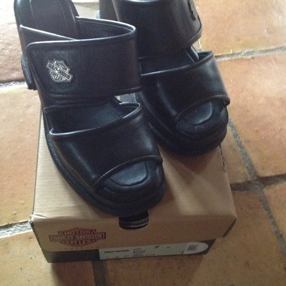Harley Davidson sandals / shoes x2 pair