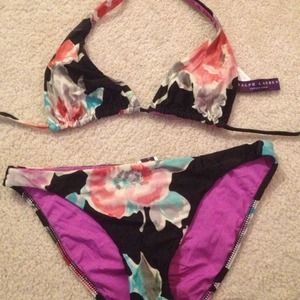 Ralph Lauren Swim suit&tie die swimsuit!!!